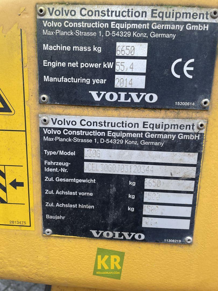 휠 로더 L30G wiellader Volvo : 사진 10