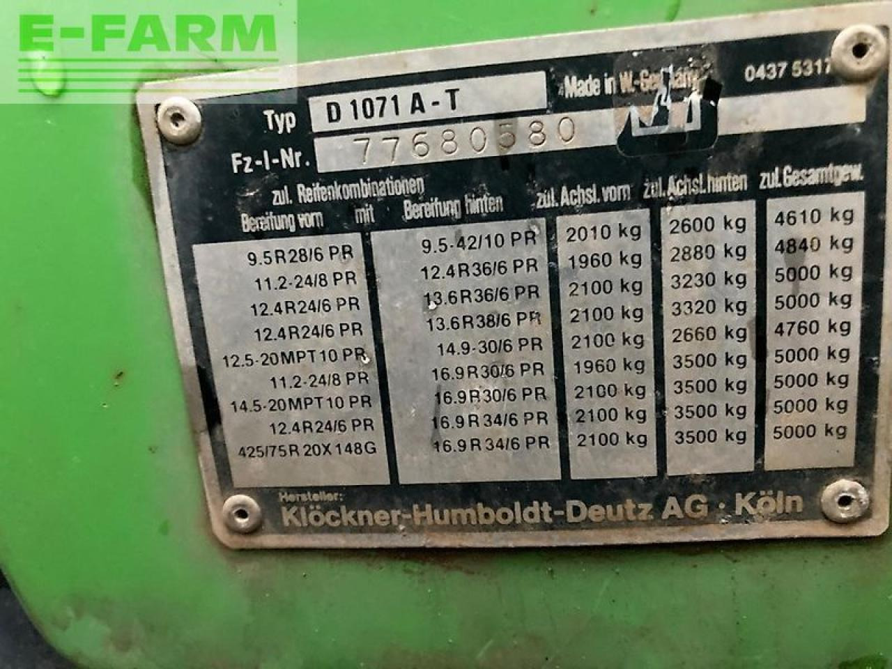 장궤형 트랙터 Deutz-Fahr dx 3.65 : 사진 24