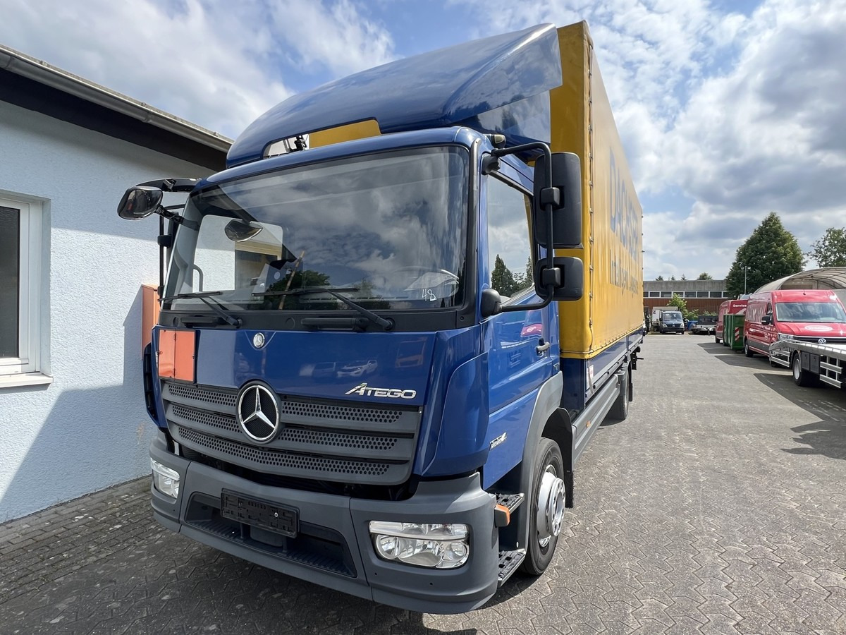 커튼사이더 트럭 MERCEDES-BENZ Atego 1224 L Pritsche 7.25m Plane LBW AHK : 사진 15