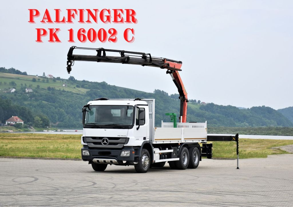 크레인 트럭, 드롭사이드/ 플랫베드 트럭 Mercedes-Benz ACTROS 2636 * PK 16002 C + FUNK/6x4 : 사진 1
