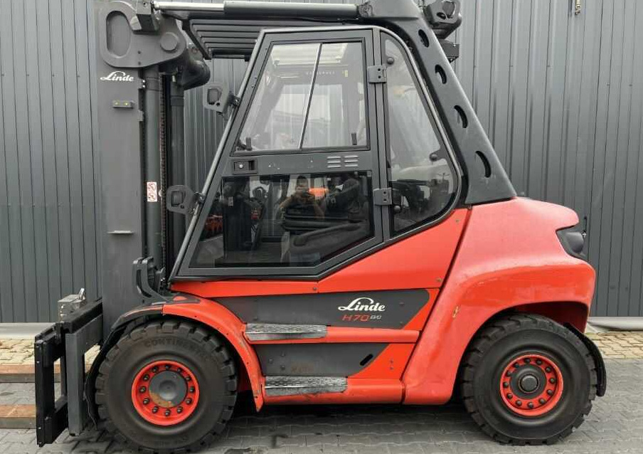 디젤 지게차 Linde H70D-03 : 사진 6